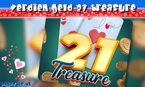 Geld verdienen met 21 Treasure kaartspel