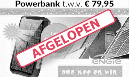 Win een Solar powerbank