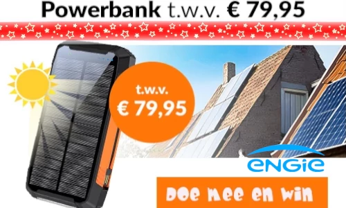 Win een Solar powerbank