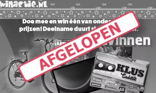 Win een Ebike, tablet, TV, Cadeaucard