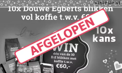 Winactie win koffie pakket